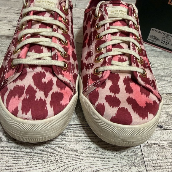 Kate Spade Pink Leopard Sneakers - Picture 5 of 10